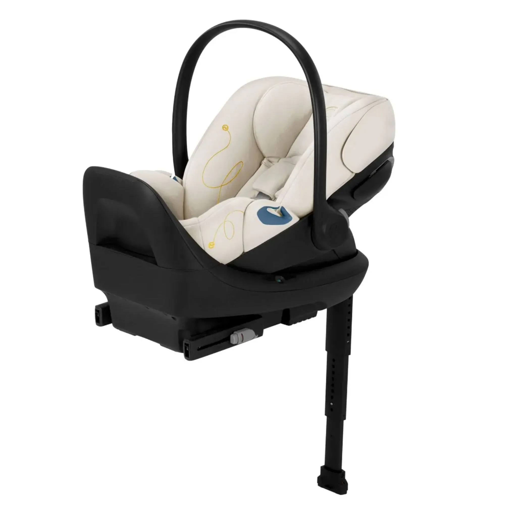 Cybex Poussette Eos + Siège d'Auto Cybex Cloud G Lux 4-35lb - Seashell Beige