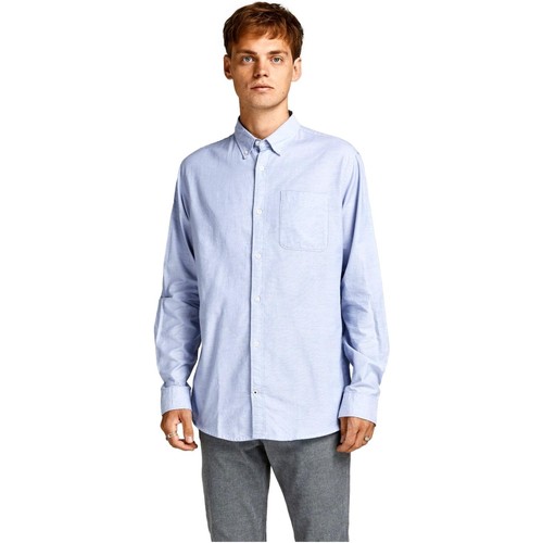Jack & Jones - CAMISA CASUAL HOMBRE JACK & JONES 12182486 Azul