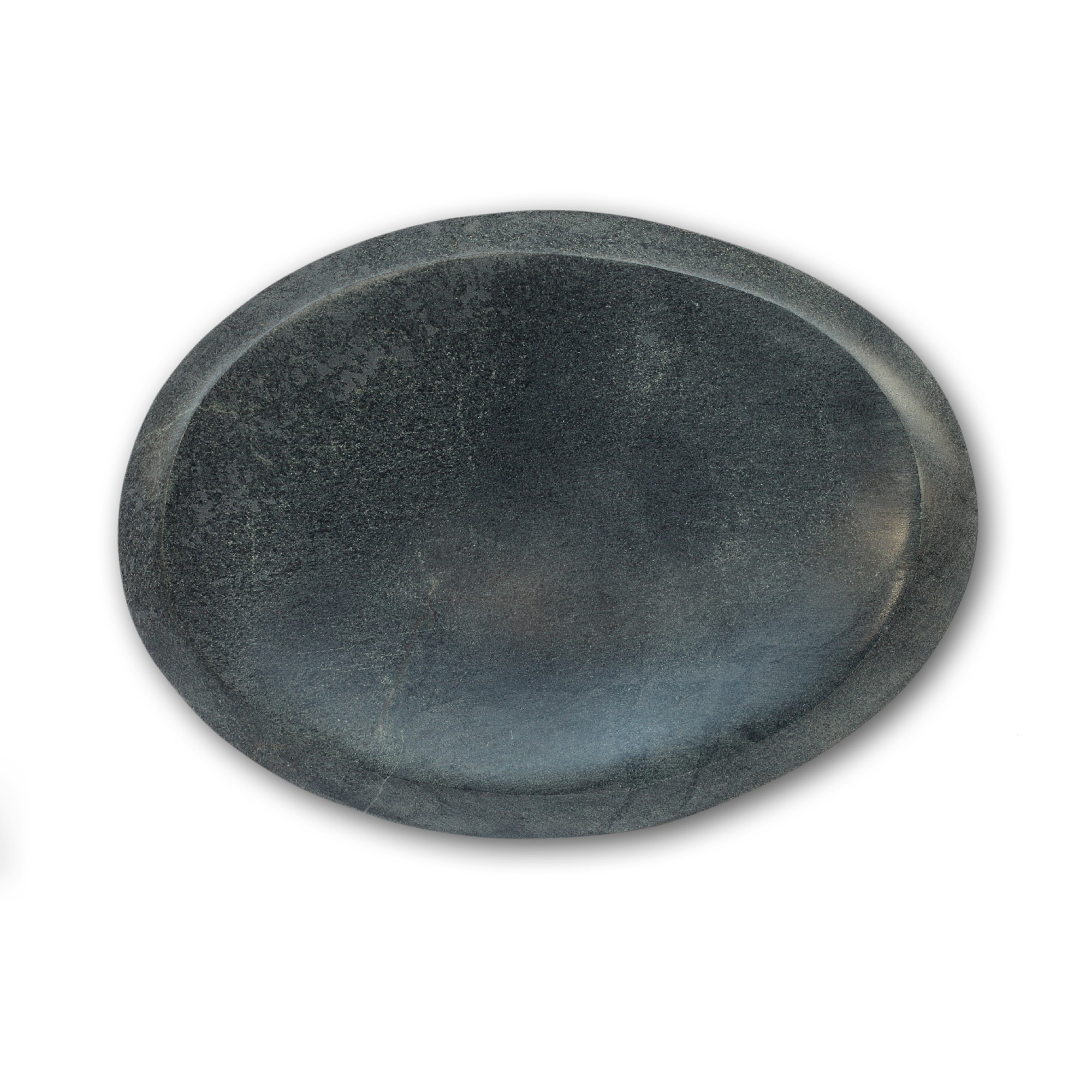Steinschale 'Dhiren', B 14 cm, L 11 cm, H 1,5 cm von fischer's lagerhaus