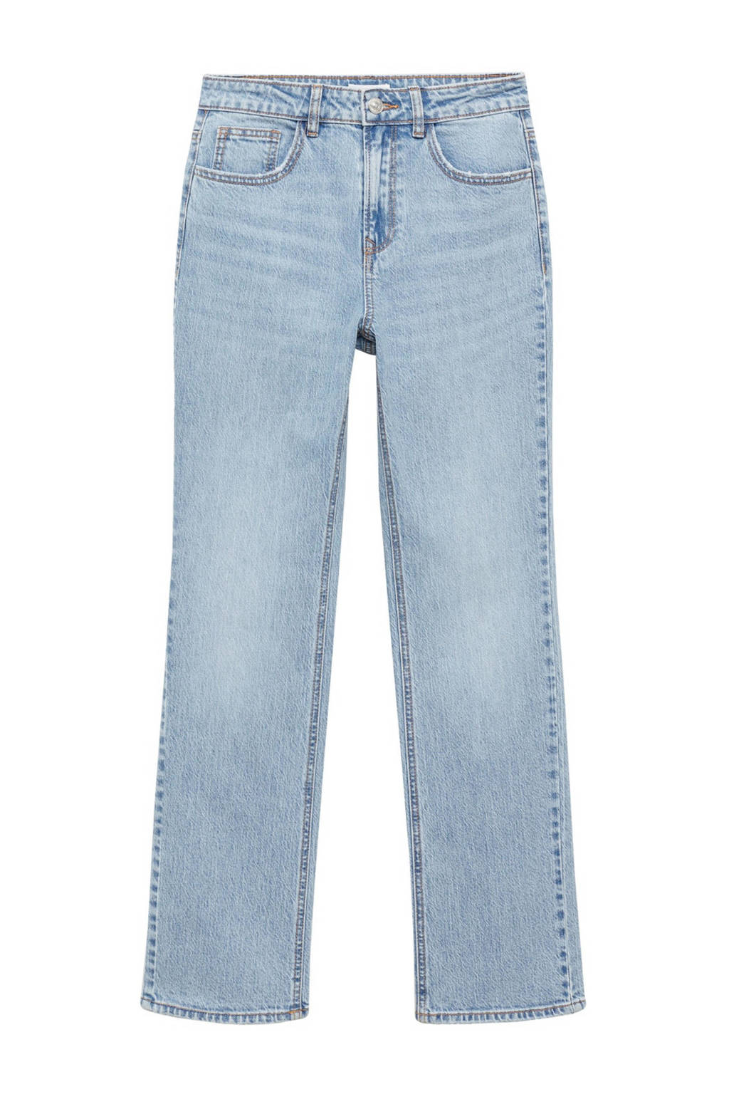 MANGO TEEN regular fit jeans changeant blauw