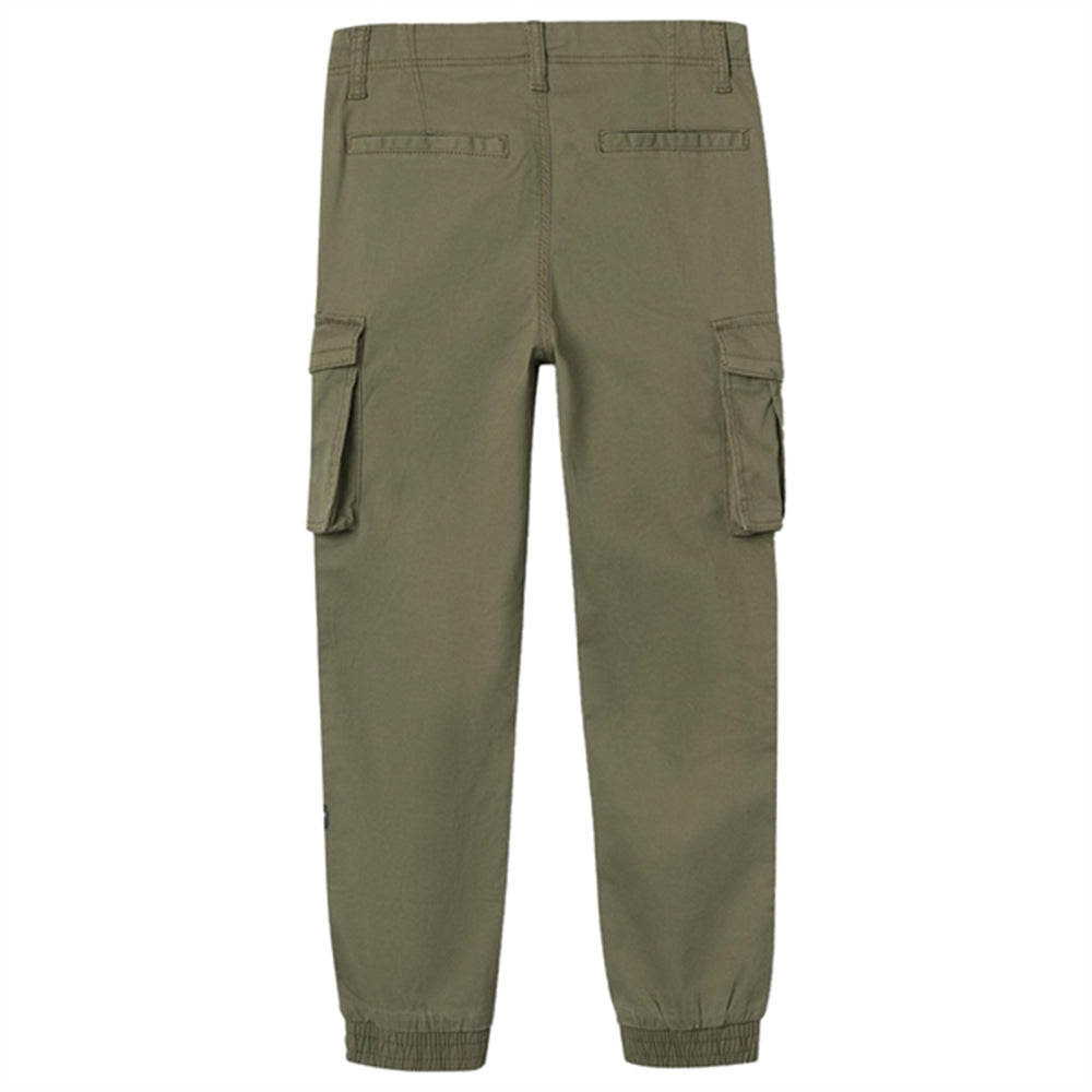 Køb Name it Deep Lichen Green Ryan Cargo Twill Bukser Noos