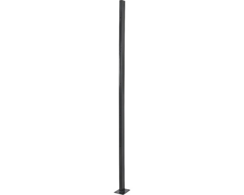 Lily paal, Leone 2-delige set met voetplaat 6 x 3 x 180 cm antraciet