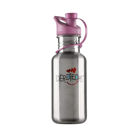 DerDieDas Edelstahltrinkflasche Rosa