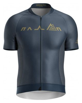 Maillot Manches Courtes Adicta Lab Alate V3 Bleu