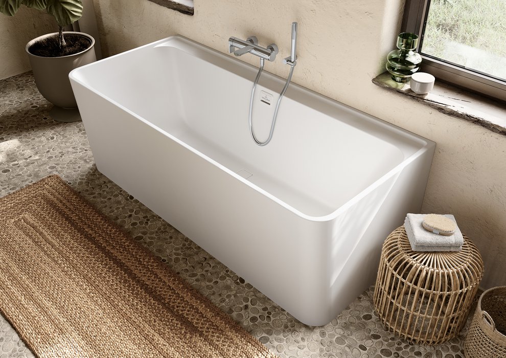 Villeroy & Boch Collaro half vrijstaand ligbad 180x80cm wit