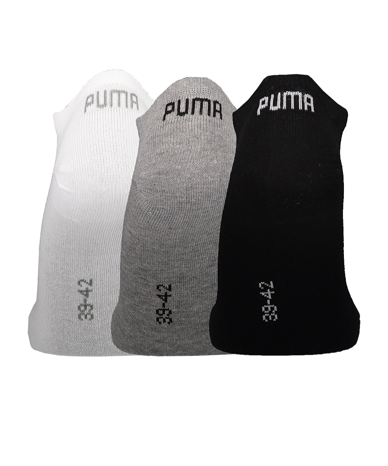 PUMA Unisex Sneaker Plain 3er Pack Socken F882