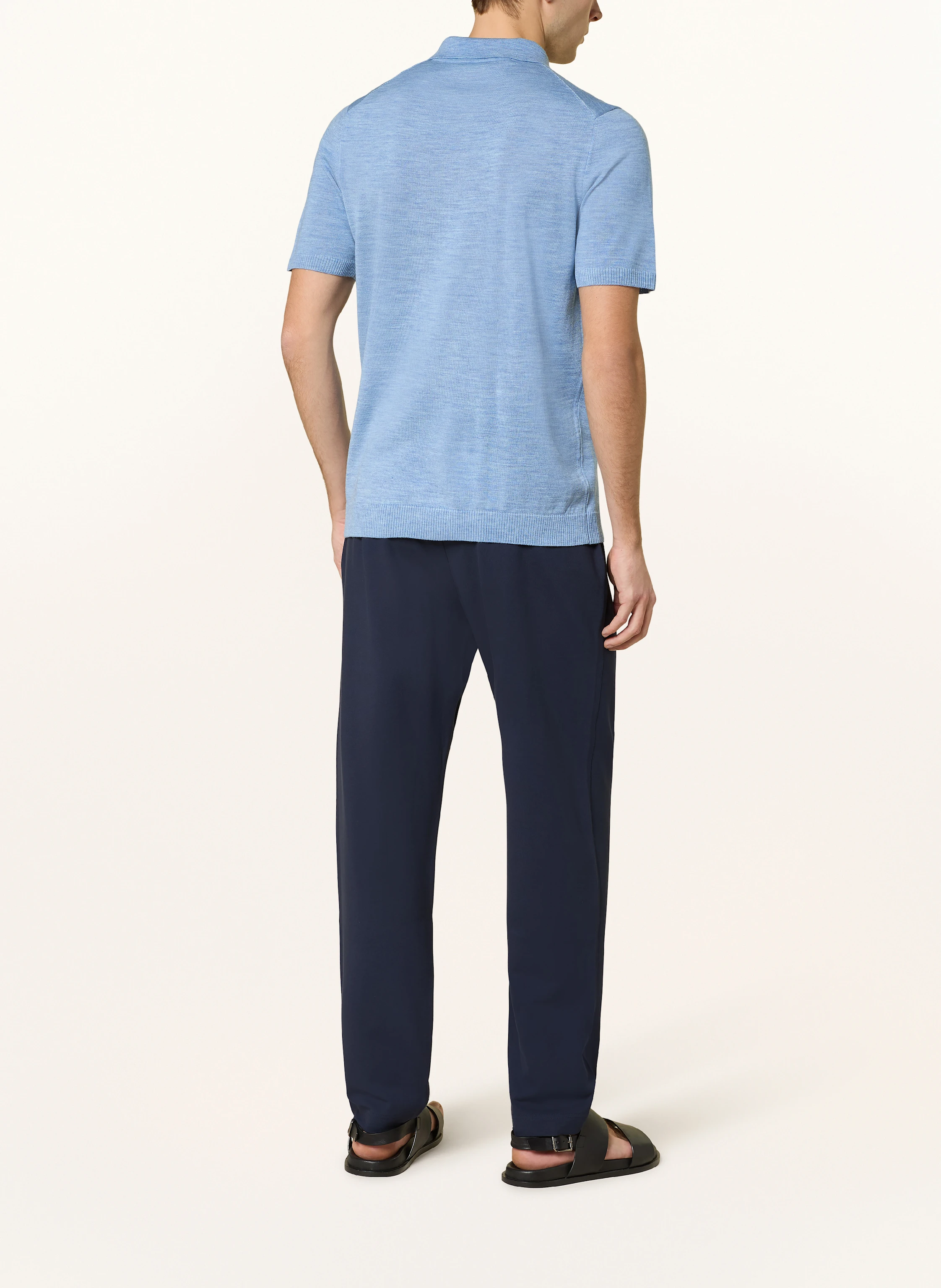 MAERZ MUENCHEN Strick-Poloshirt aus Merinowolle