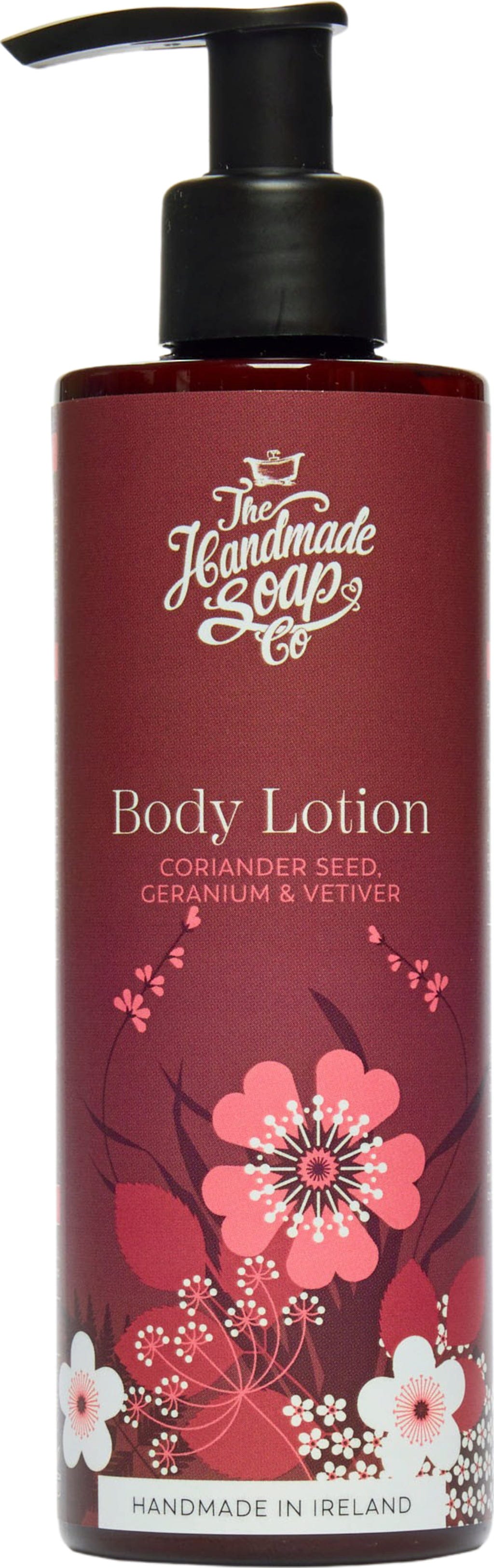 The Handmade Soap Company  Body Lotion, Coriander Seed, Geranium & Vetiver (250 ml)