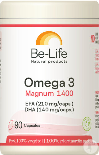Be-Life Omega 3 Magnum 1400 FOS 90 Gélules