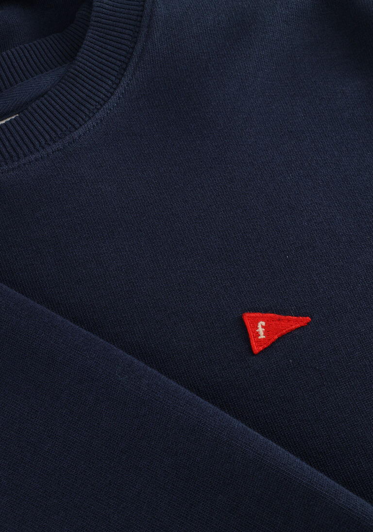 donkerblauwe forét sweater flag sweatshirt