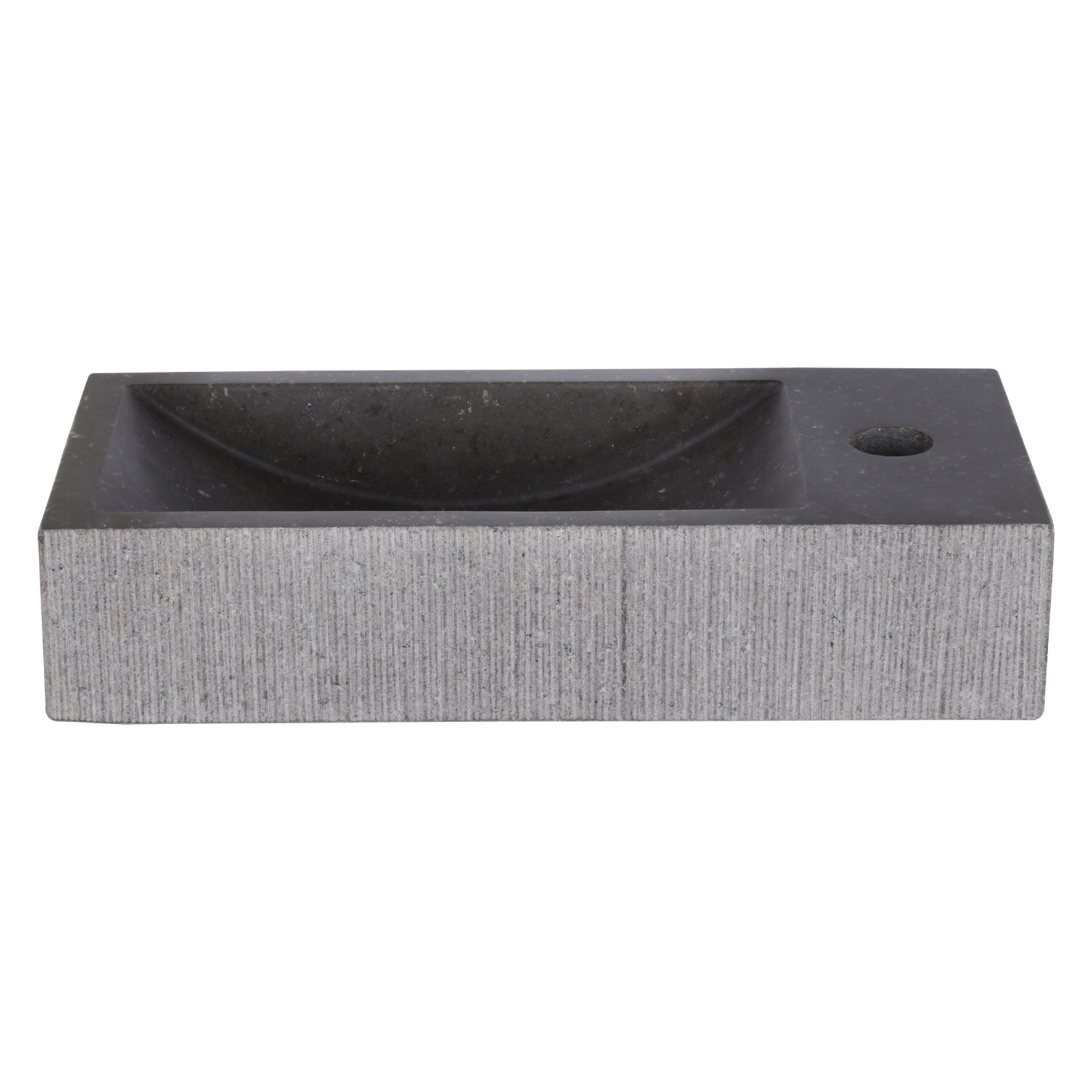 Differnz Ribble fontein 38x18x8cm natuursteen bombai black