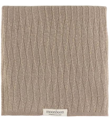 Moonboon Decke - Strick - 100x80 cm - Erde