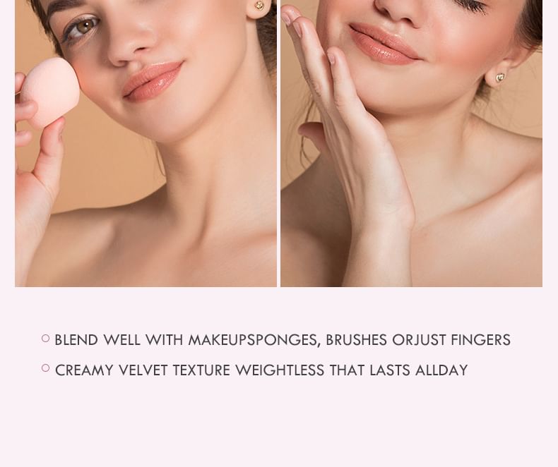Pudaier - Matte Cream Blush - 9 kleuren
