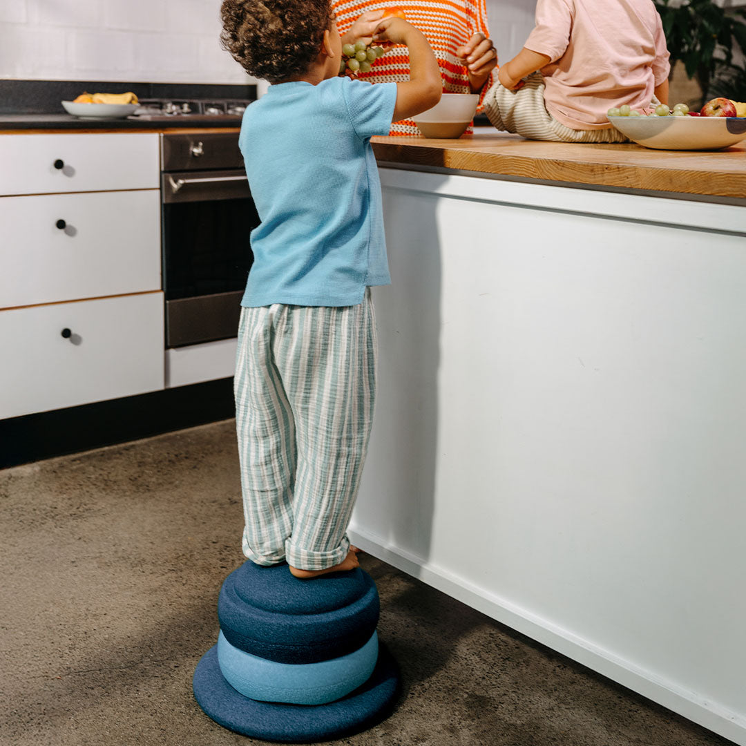 Stapelstein original met balance board - water - 3st