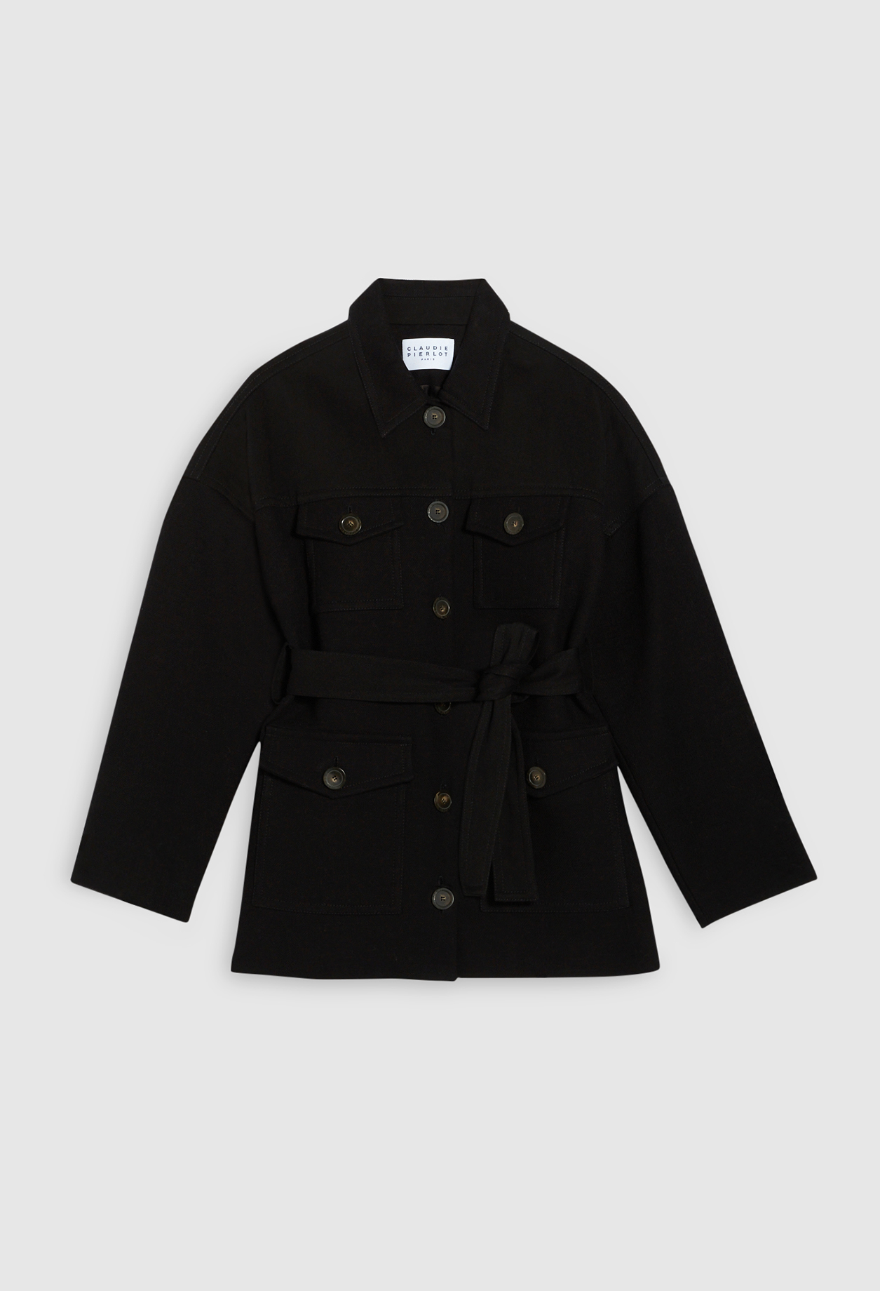 Veste ceinturee
