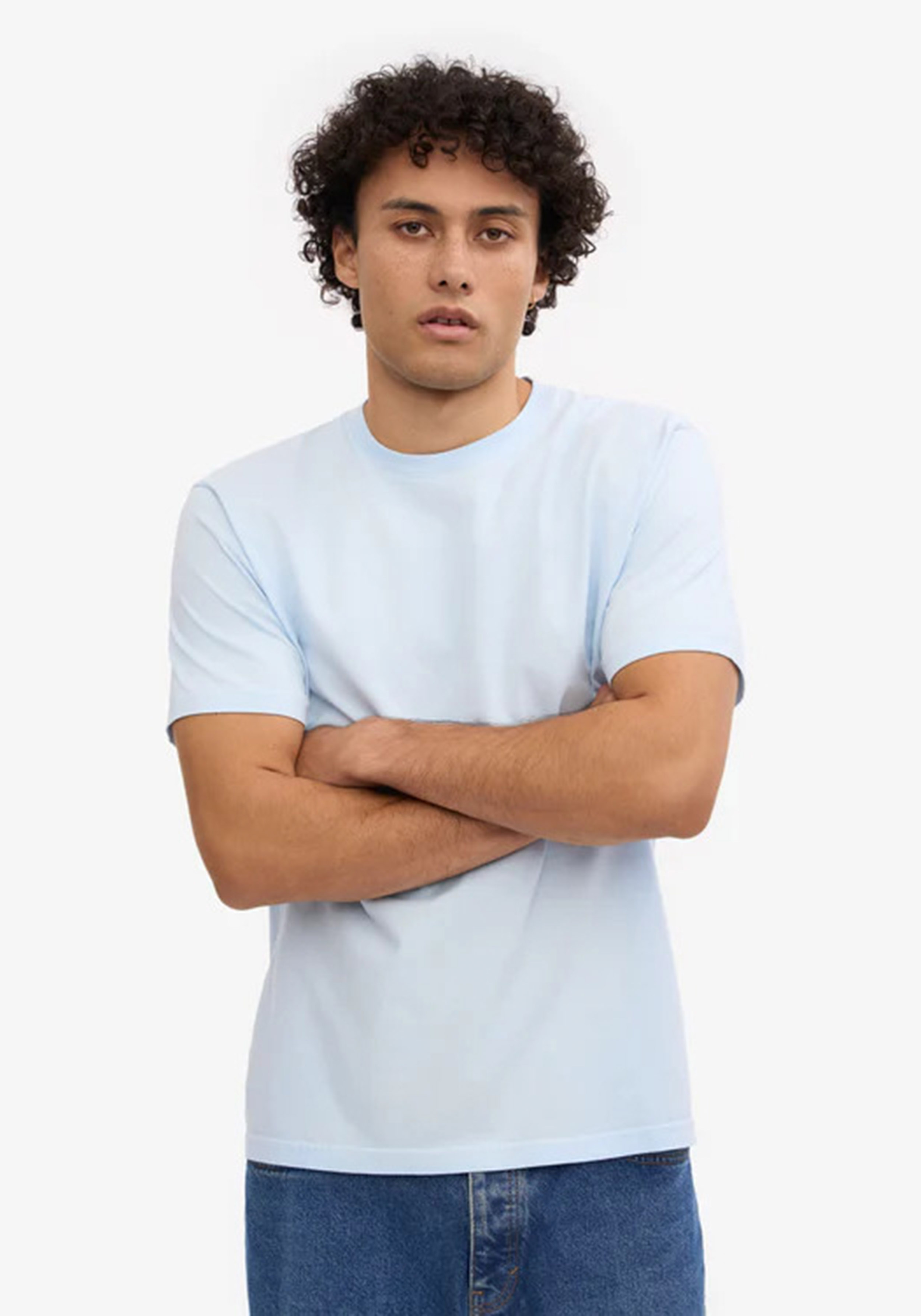 Colorful Standard Herren-T-Shirt Polar Blue