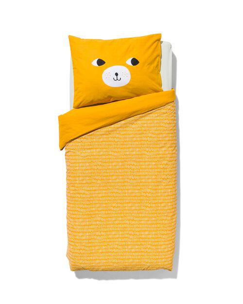 housse de couette enfant - 120x150 - coton doux - ours