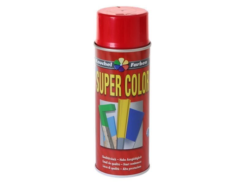 Knuchel Lack-Spray Super Color 400 ml Feuerrot 3000 Farb-Spraydose für den Aussen- und Innenbereich
