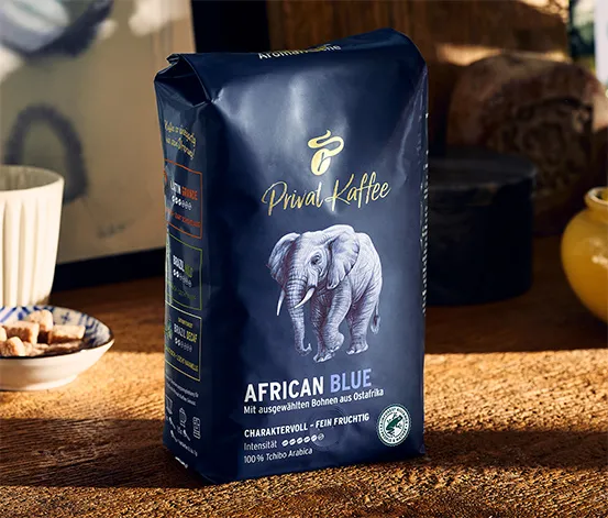 Privat Kaffee African Blue – Ganze Bohne
