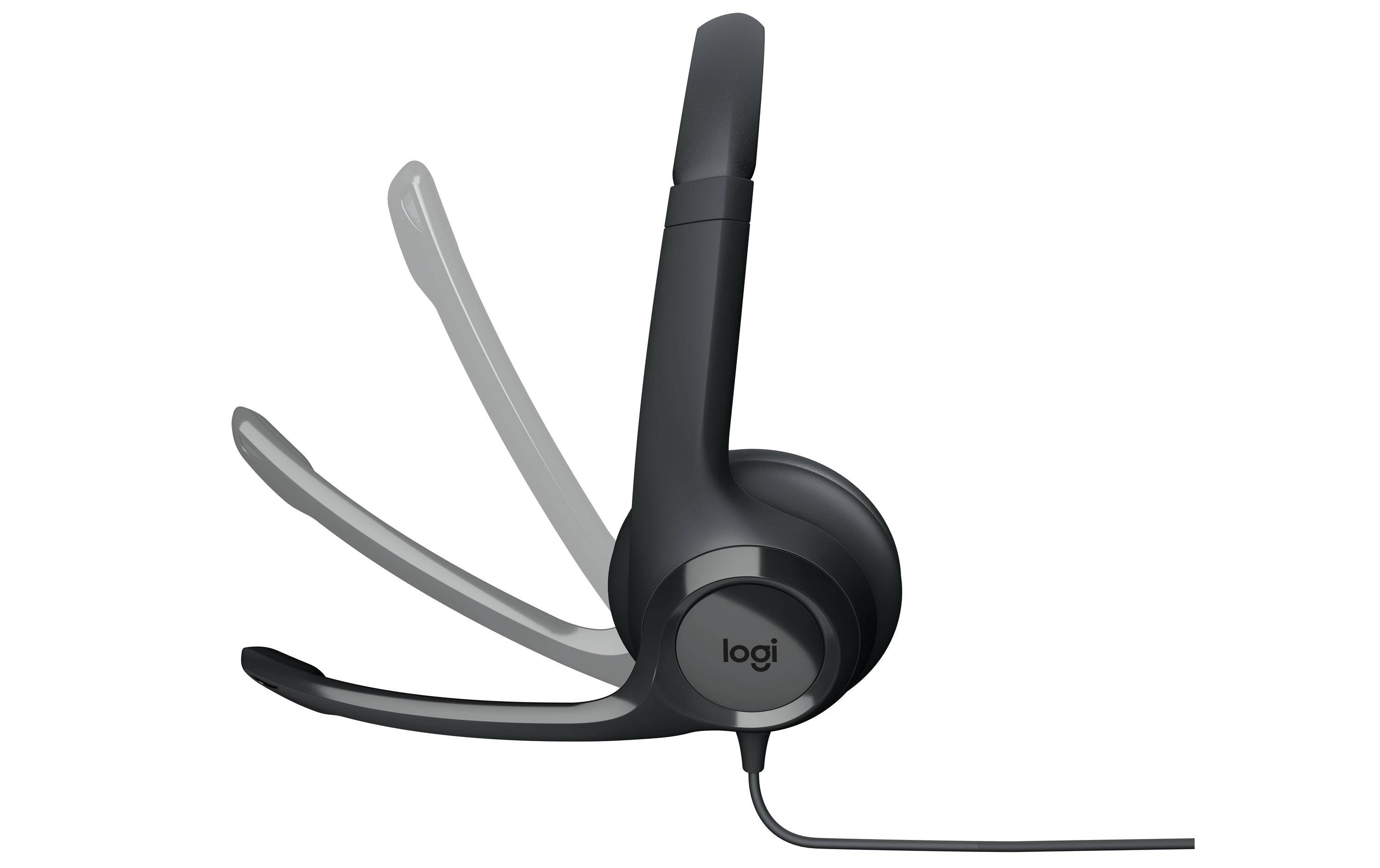 Headset H390 USB StereoUSB-A Computer-Headset mit kristallklarem Audio und praktischen Bedienelementen am Kabel