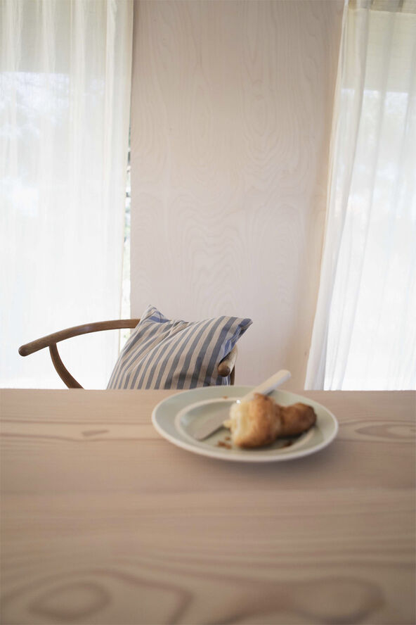 Studio Feder Sienna Pude Pale blue stripe