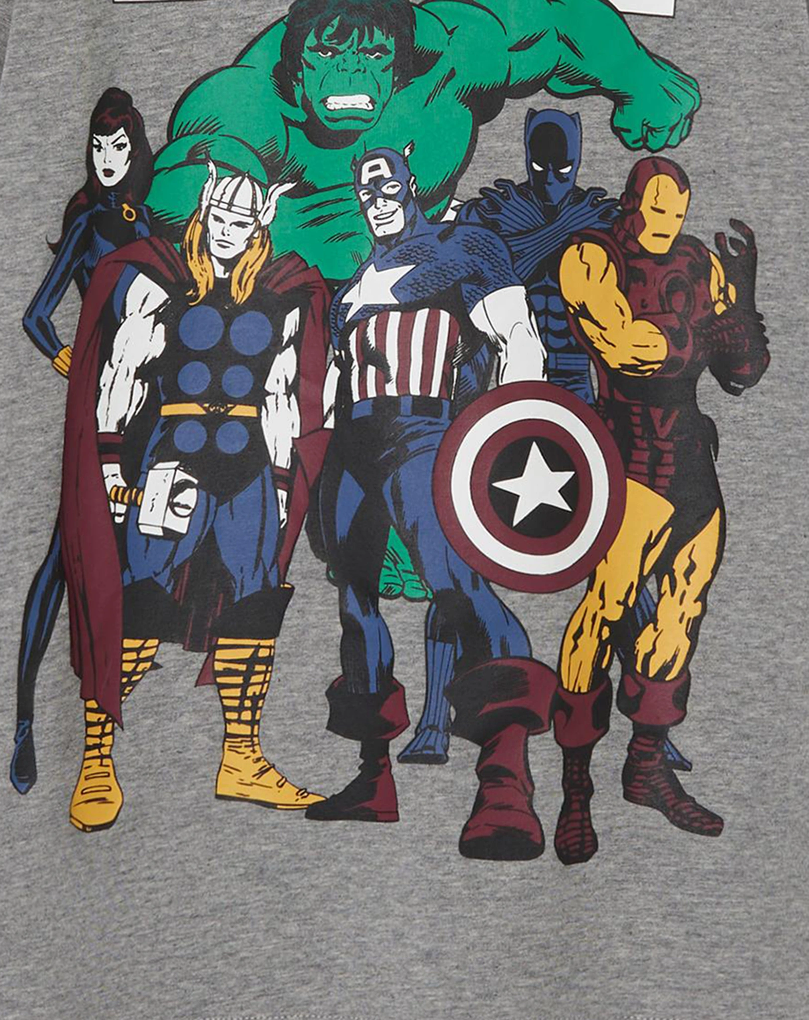 T-Shirt NKMNIKLAS MARVEL HEROES in grey melange