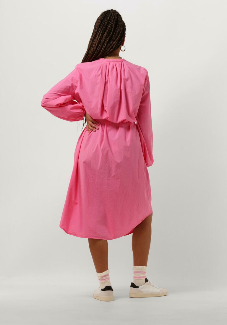 PENN & INK rode penn & ink midi jurk dress midi