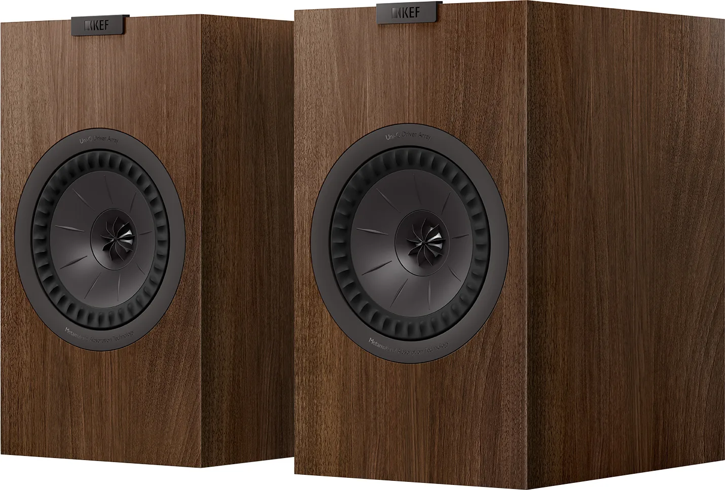 KEF Q3 Meta Noyer (la paire) Enceintes bibliothèque