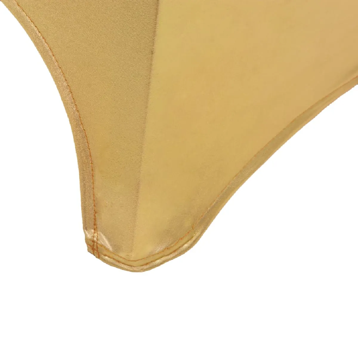 vidaXL Housses de chaise extensibles - Doré