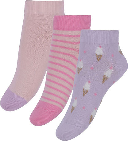 Melton Socken - 3er-Pack - Ice Cream - Cloud Lilac