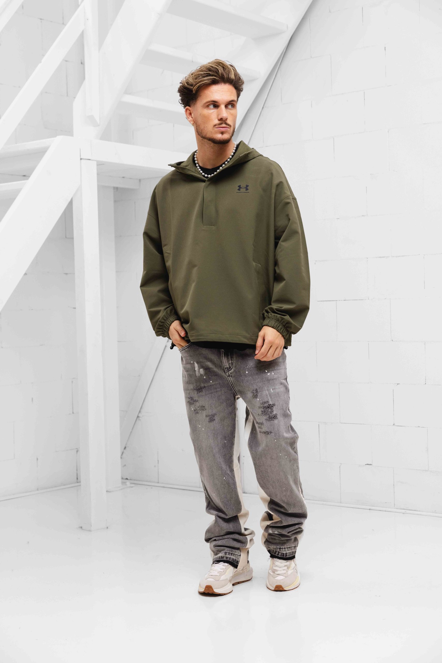 Under Armour Vibe Stormshell Hoodie Heren Groen