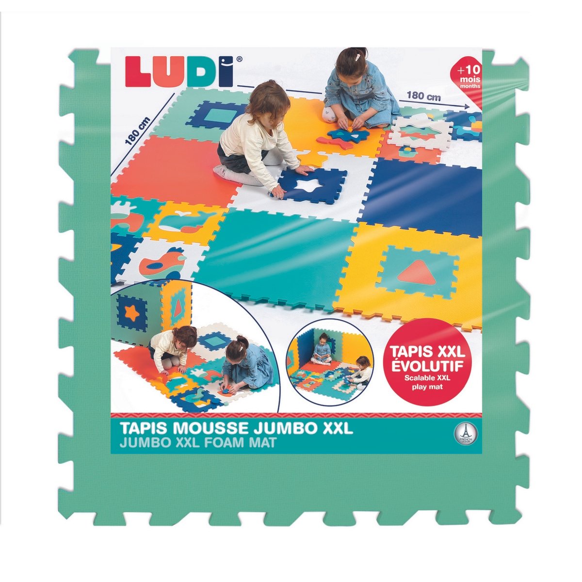 Tapis mousse jumbo 15 dalles