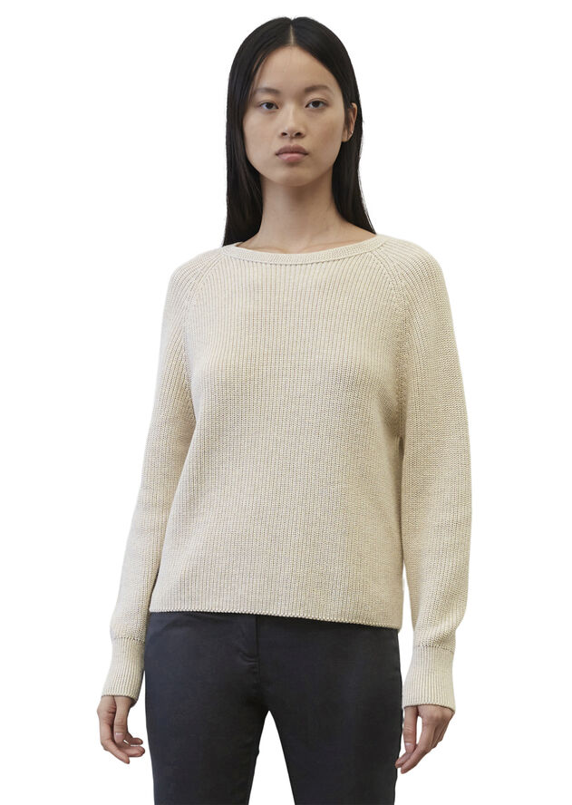 Marc O’Polo Pullover, longsleeve, round-neck Sandy melange