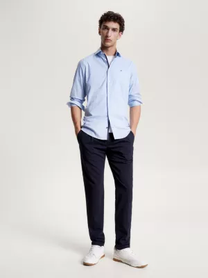 Camisa Slim Fit com Microestampa
