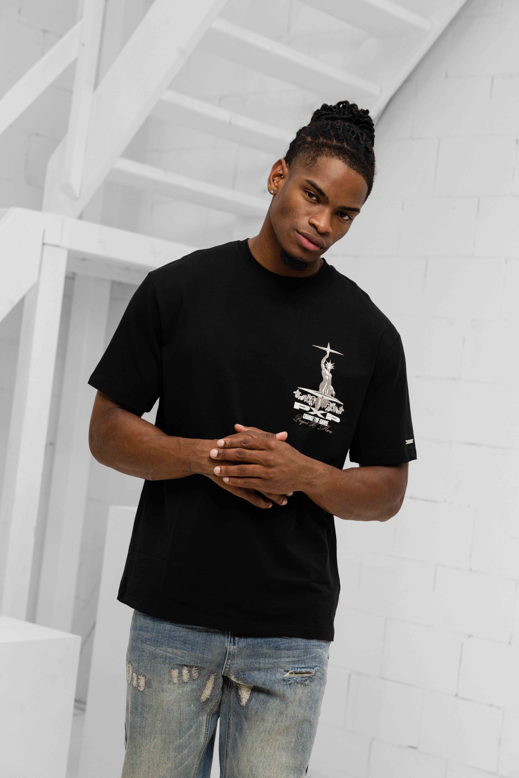 Project X Paris Change The Game T-Shirt Heren Zwart