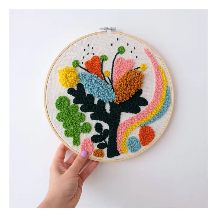 Chaumière Oiseau Kit DIY Punch needle Crazy Prairie