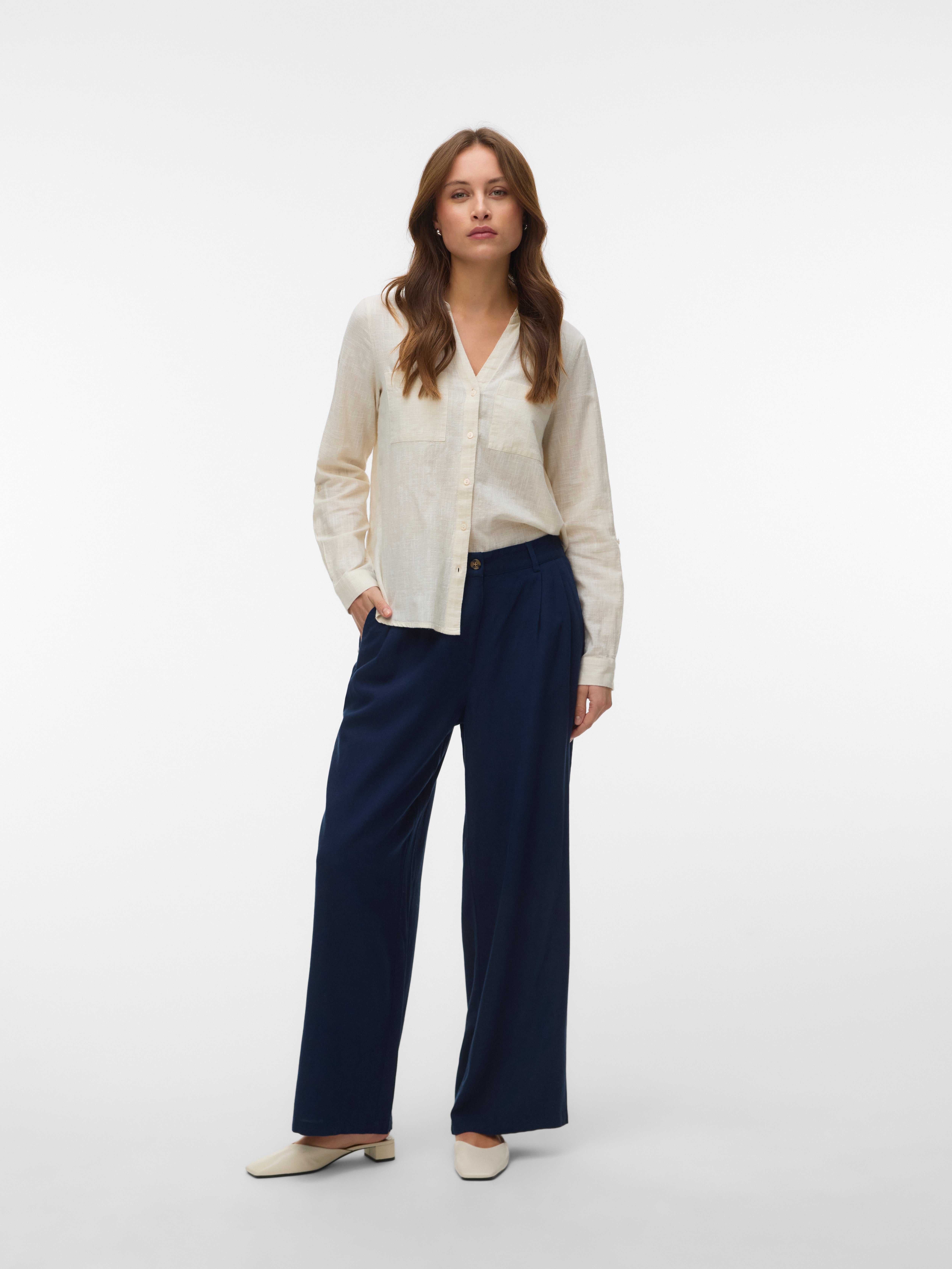 VMMYMILO Mid waist Broek