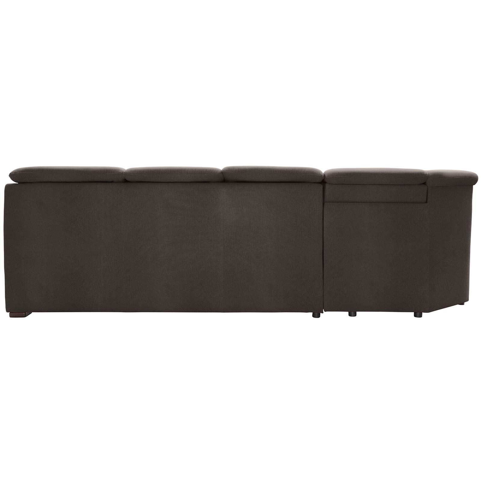 polsterpower Ecksofa - Saddle anthrazit - Basismodell - Ottomane links