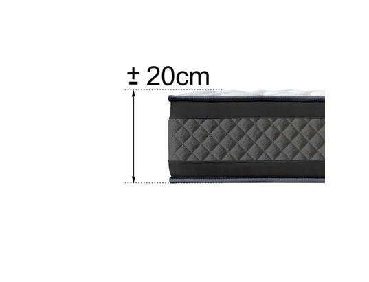 DAGOSTINO HOME - Matelas 140x190 hr haut gamme | h20 été-hiver