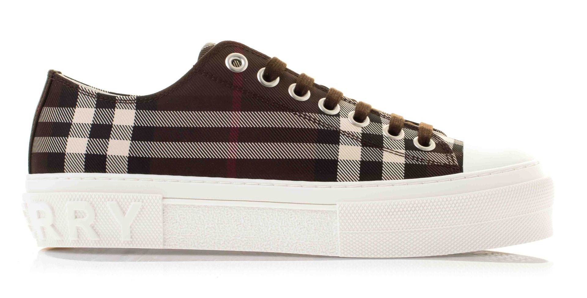 Burberry Check Cotton Sneakers