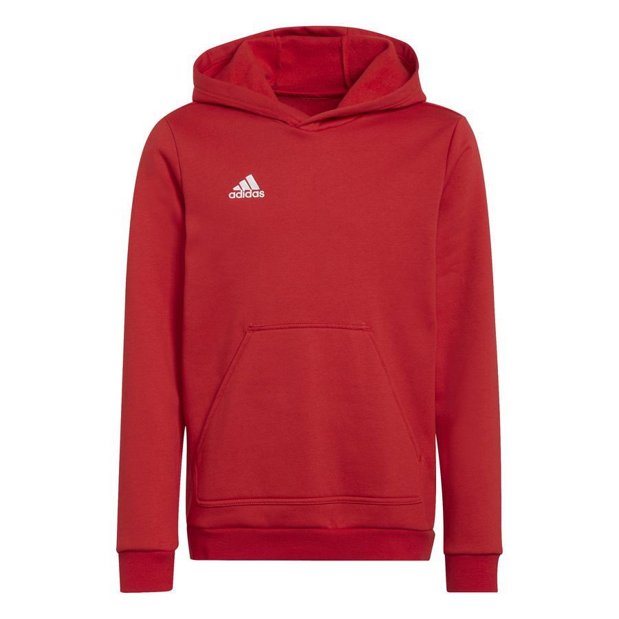 adidas Sweat à Capuche Entrada 22 - Rouge/Blanc Enfant