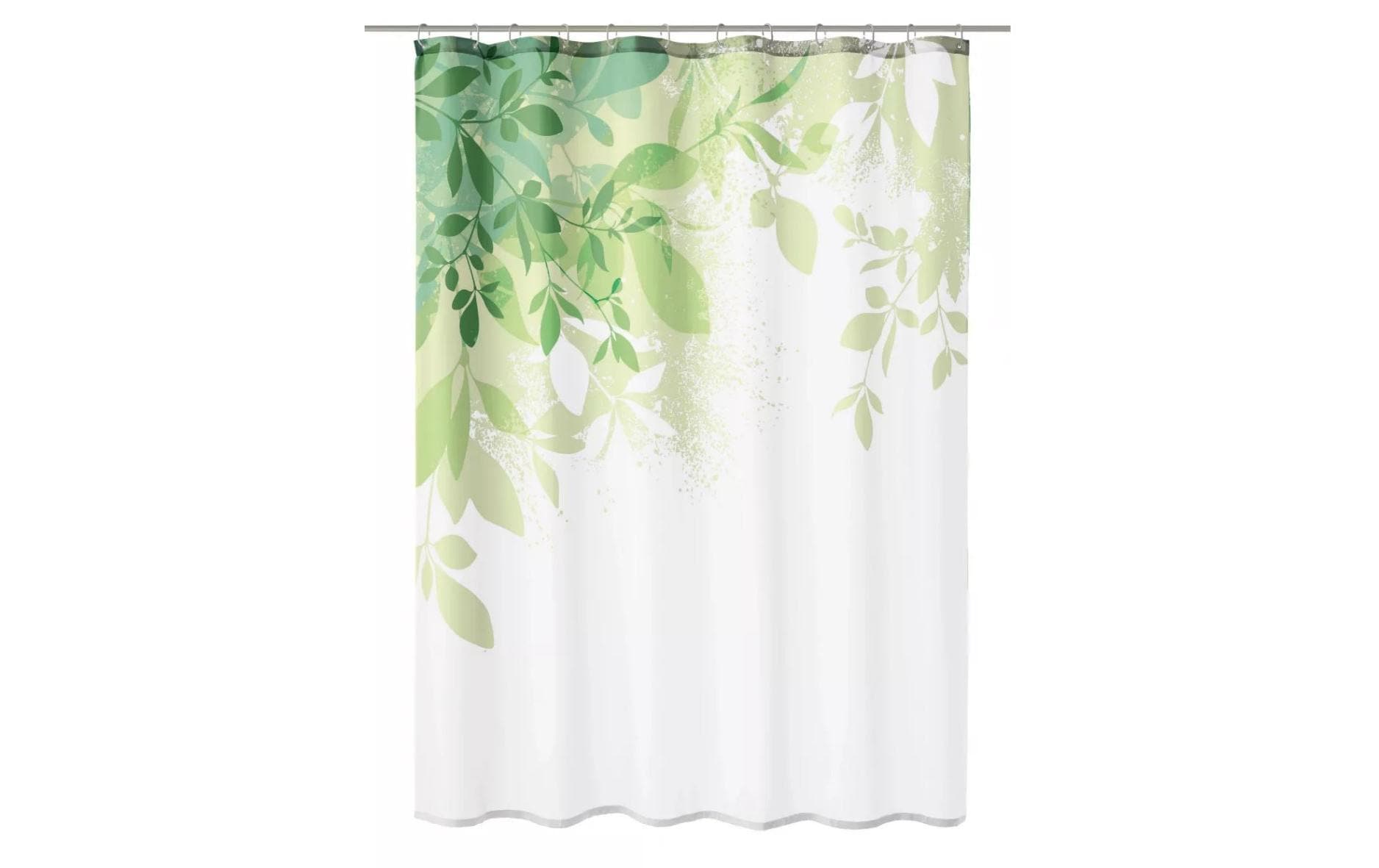 Duschvorhang Floresta 180 x 200 cm , Grün/WeissDuschvorhang aus Polyester