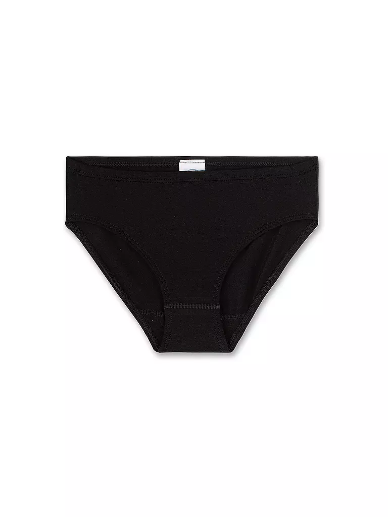 SANETTA Mädchen Slip 2er Pkg. super blac schwarz