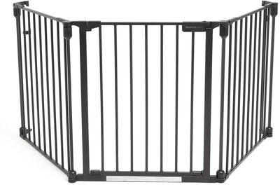 Beemoo SAFE Protect Skrugrind/romdeler 3 Paneler, Black