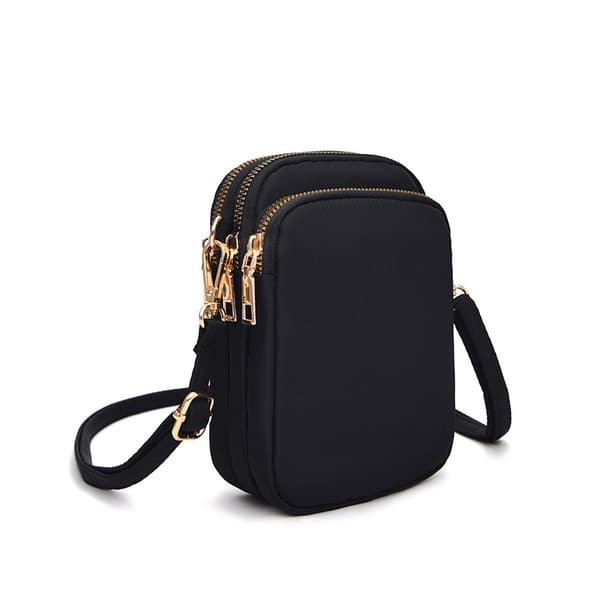 INF Liten skulderveske for mobil Sort
