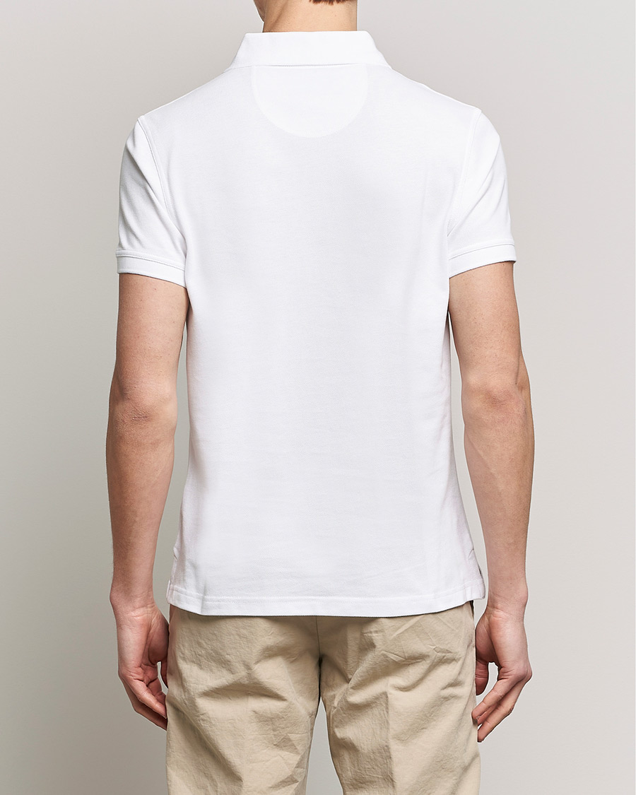 Barbour Lifestyle Tartan Pique Polo White