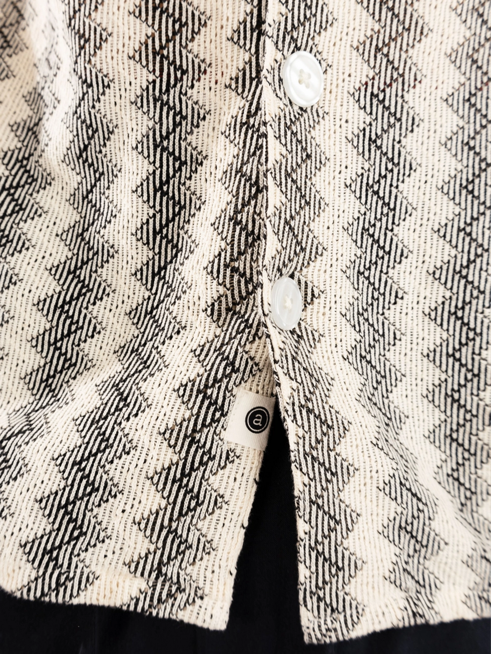 Anerkjendt Akleon Jacquard Shirt caviar