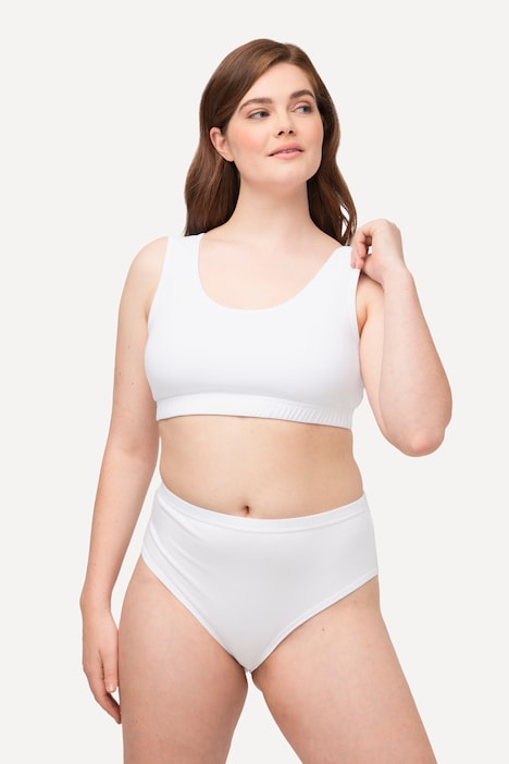 Bustier, breite Träger, Biobaumwolle