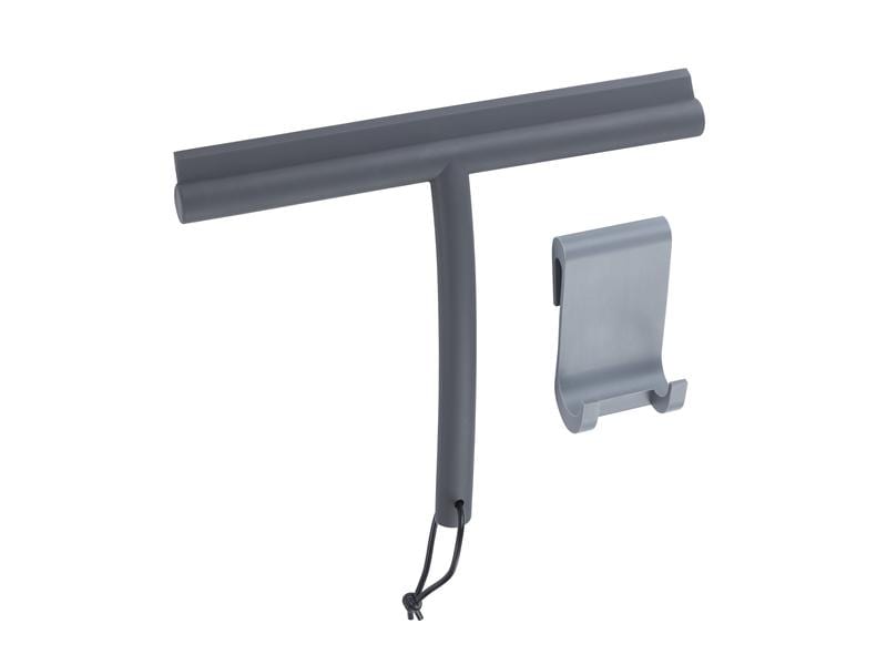 diaqua® Duschabzieher Scala Anthrazit Duschwischer aus Silikon
