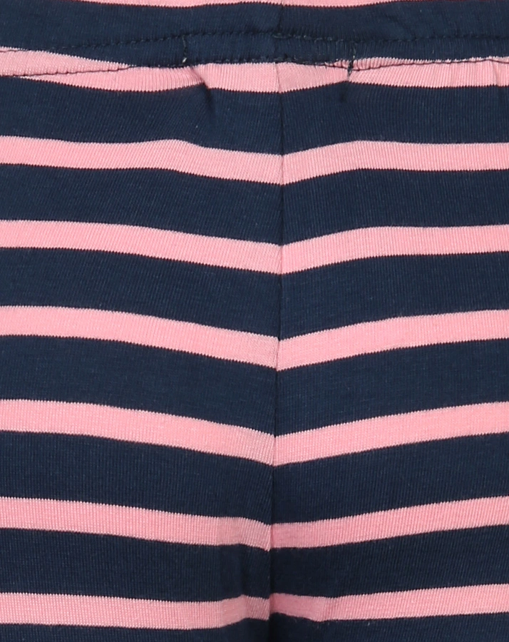 Leggings LYNFORD gestreift in dunkelblau/rosa